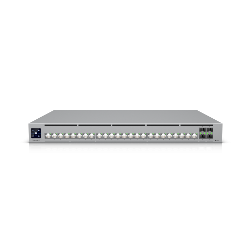 Коммутатор Ubiquiti ECS-24S-UK - (2) AC вход, Модули питания с горячей заменой, 8 MB, 150W