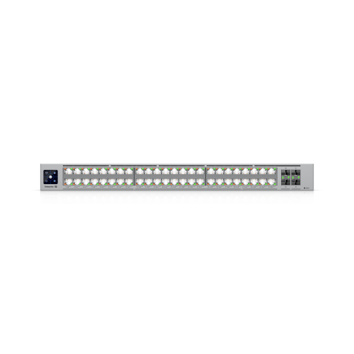 Коммутатор Ubiquiti ECS-48S-PoE-EU - (2) AC вход, Модули питания с горячей заменой, 30W, 60W