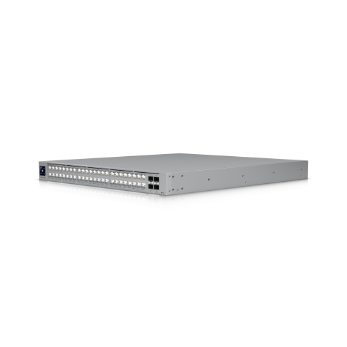 Коммутатор Ubiquiti USW-Pro-XG-48-PoE-EU - суммарный бюджет poe 200-240V AC: 1080W 100-120V AC: 972W, AC вход, 30W