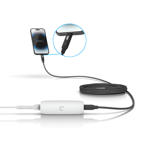 UBIQUITI Кабель USB-C Cable with Charge Display 0.3m (Убикьюти)