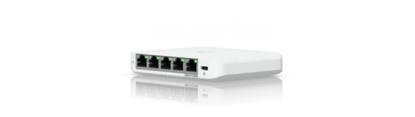 UBIQUITI Коммутатор Flex Mini 2.5G -Компактный гигабитный управляемый свитч для расширения сетей